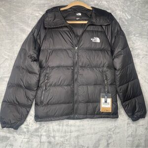 The North Face Black Hydrenalite Hooded Puffer Down Jacket NWT